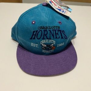 Charlotte Hornets Vintage Snapback Hat Cap NBA New 90's NWT